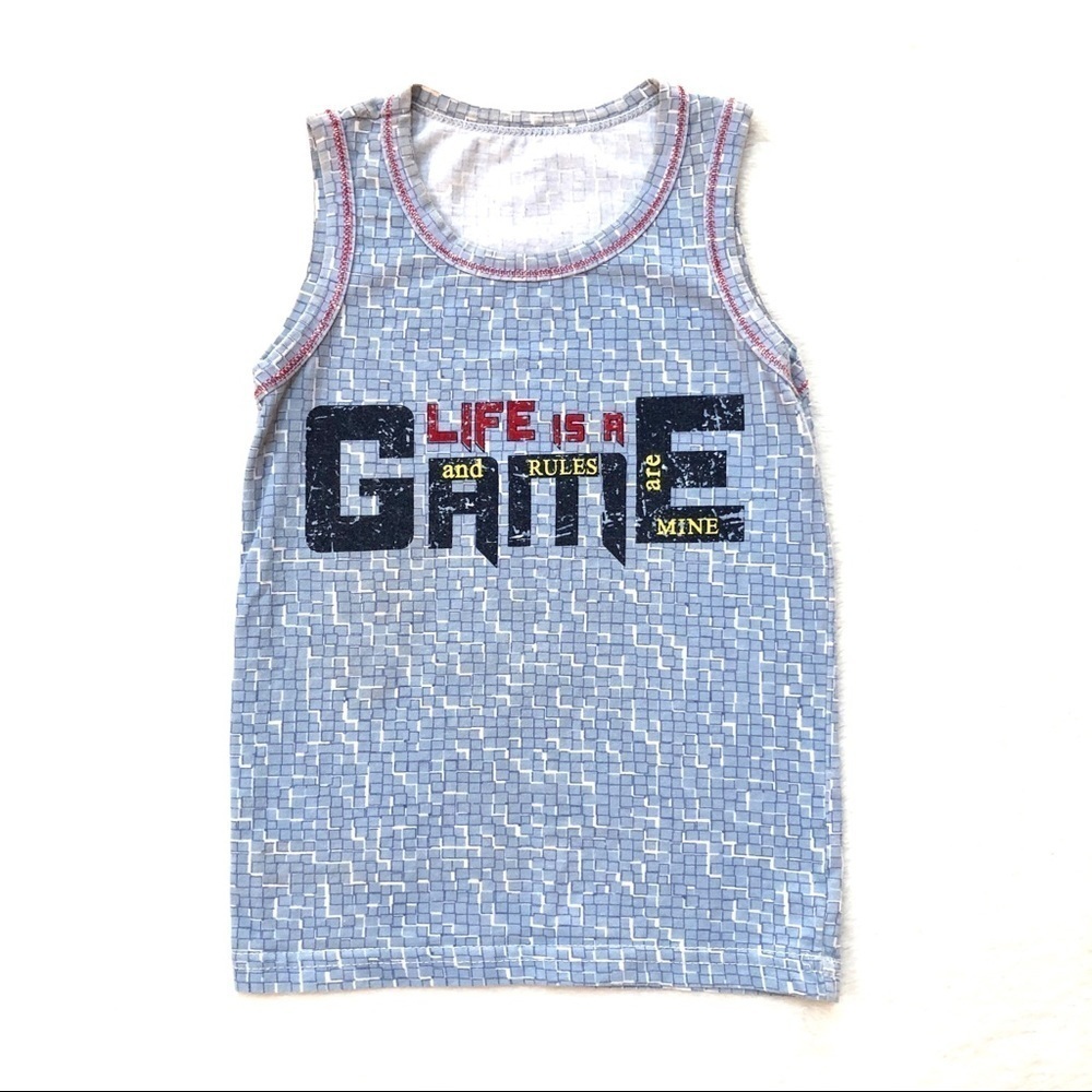 ⭐️ 5 for $25 A Set of 2 Cotton Toddler Tank Tops 2/3 Years - Picture 2 of 15